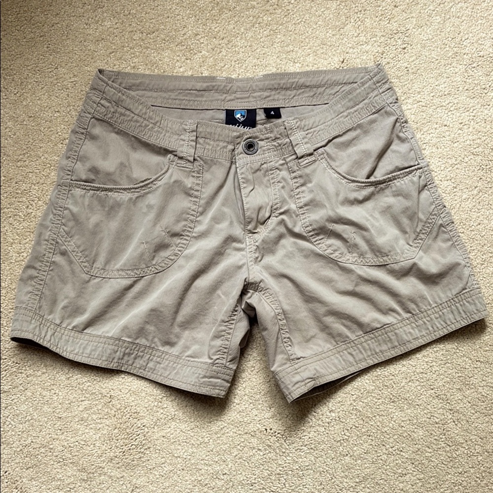 Kuhl Tan Hiking Shorts Lightweight 
Size 4